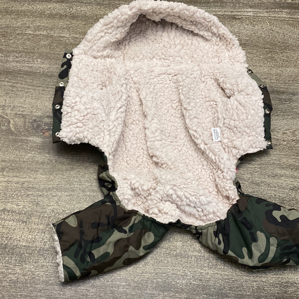 Puppy angel overalls camouflage - Picture 6 of 8